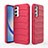 Funda Silicona Carcasa Goma Line KC1 para Samsung Galaxy A34 5G Rojo