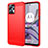 Funda Silicona Carcasa Goma Line MF1 para Motorola Moto G13 Rojo