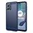 Funda Silicona Carcasa Goma Line MF1 para Motorola Moto G53j 5G Azul