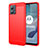 Funda Silicona Carcasa Goma Line MF1 para Motorola Moto G53j 5G Rojo