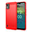 Funda Silicona Carcasa Goma Line MF1 para Nokia C12 Pro Rojo