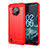 Funda Silicona Carcasa Goma Line MF1 para Nokia C200 Rojo