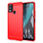 Funda Silicona Carcasa Goma Line MF1 para Nokia C22 Rojo