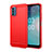 Funda Silicona Carcasa Goma Line MF1 para Nokia C300 Rojo