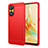 Funda Silicona Carcasa Goma Line MF1 para Oppo Reno8 T 4G Rojo