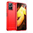 Funda Silicona Carcasa Goma Line MF1 para Vivo iQOO Z6 5G Rojo