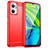 Funda Silicona Carcasa Goma Line MF1 para Xiaomi Redmi 11 Prime 5G Rojo