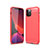 Funda Silicona Carcasa Goma Line para Apple iPhone 12 Pro Max Rojo