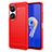 Funda Silicona Carcasa Goma Line para Asus Zenfone 9 Rojo