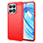 Funda Silicona Carcasa Goma Line para Huawei Honor X8a 4G Rojo