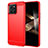 Funda Silicona Carcasa Goma Line para Huawei Honor X8b Rojo