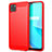 Funda Silicona Carcasa Goma Line para Realme C11 Rojo