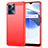 Funda Silicona Carcasa Goma Line para Realme C35 Rojo