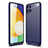 Funda Silicona Carcasa Goma Line para Samsung Galaxy A22 4G Azul