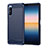 Funda Silicona Carcasa Goma Line para Sony Xperia 10 III SO-52B Azul