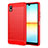 Funda Silicona Carcasa Goma Line para Sony Xperia Ace III Rojo