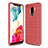 Funda Silicona Carcasa Goma Line para Xiaomi Pocophone F1 Rojo