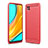 Funda Silicona Carcasa Goma Line WL1 para Xiaomi Redmi 9 Activ Rojo