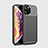 Funda Silicona Carcasa Goma Twill para Apple iPhone 11 Pro Max Negro