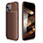 Funda Silicona Carcasa Goma Twill para Apple iPhone 15 Marron