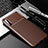 Funda Silicona Carcasa Goma Twill para Huawei Enjoy 10e Marron