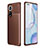 Funda Silicona Carcasa Goma Twill para Huawei Honor 50 Pro 5G Marron