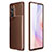 Funda Silicona Carcasa Goma Twill para Huawei Honor 50 SE 5G Marron