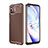 Funda Silicona Carcasa Goma Twill para Oppo A92s 5G Marron