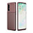 Funda Silicona Carcasa Goma Twill para Oppo Find X2 Neo Marron