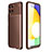 Funda Silicona Carcasa Goma Twill para Samsung Galaxy A22 4G Marron