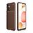 Funda Silicona Carcasa Goma Twill para Samsung Galaxy A32 4G Marron