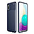 Funda Silicona Carcasa Goma Twill para Samsung Galaxy M02 Azul