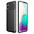 Funda Silicona Carcasa Goma Twill para Samsung Galaxy M02 Negro