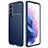 Funda Silicona Carcasa Goma Twill para Samsung Galaxy S21 5G Azul