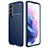 Funda Silicona Carcasa Goma Twill para Samsung Galaxy S21 FE 5G Azul