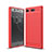 Funda Silicona Carcasa Goma Twill para Sony Xperia XZ1 Compact Rojo