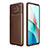 Funda Silicona Carcasa Goma Twill para Xiaomi Redmi Note 9 5G Marron