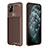 Funda Silicona Carcasa Goma Twill QK1 para Google Pixel 5 Marron