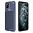 Funda Silicona Carcasa Goma Twill QK2 para Google Pixel 4a 5G Azul