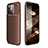 Funda Silicona Carcasa Goma Twill S01 para Apple iPhone 15 Pro Marron