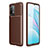 Funda Silicona Carcasa Goma Twill S01 para Xiaomi Redmi Note 9 4G Marron