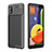Funda Silicona Carcasa Goma Twill WL1 para Samsung Galaxy A01 Core Negro