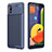 Funda Silicona Carcasa Goma Twill WL1 para Samsung Galaxy M01 Core Azul