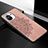 Funda Silicona Carcasa Ultrafina Goma con Magnetico A08 para Xiaomi Mi 11 5G Rosa
