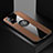 Funda Silicona Carcasa Ultrafina Goma con Magnetico Anillo de dedo Soporte A01 para Samsung Galaxy A71 4G A715 Marron