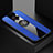 Funda Silicona Carcasa Ultrafina Goma con Magnetico Anillo de dedo Soporte A01 para Vivo S1 Pro Azul