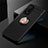 Funda Silicona Carcasa Ultrafina Goma con Magnetico Anillo de dedo Soporte A01 para Xiaomi Mi 10T Pro 5G Oro y Negro