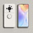 Funda Silicona Carcasa Ultrafina Goma con Magnetico Anillo de dedo Soporte A01 para Xiaomi Mi 12S Ultra 5G Blanco