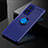 Funda Silicona Carcasa Ultrafina Goma con Magnetico Anillo de dedo Soporte A01 para Xiaomi Redmi K30S 5G Azul