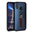 Funda Silicona Carcasa Ultrafina Goma con Magnetico Anillo de dedo Soporte A02 para Huawei Honor V10 Lite Azul